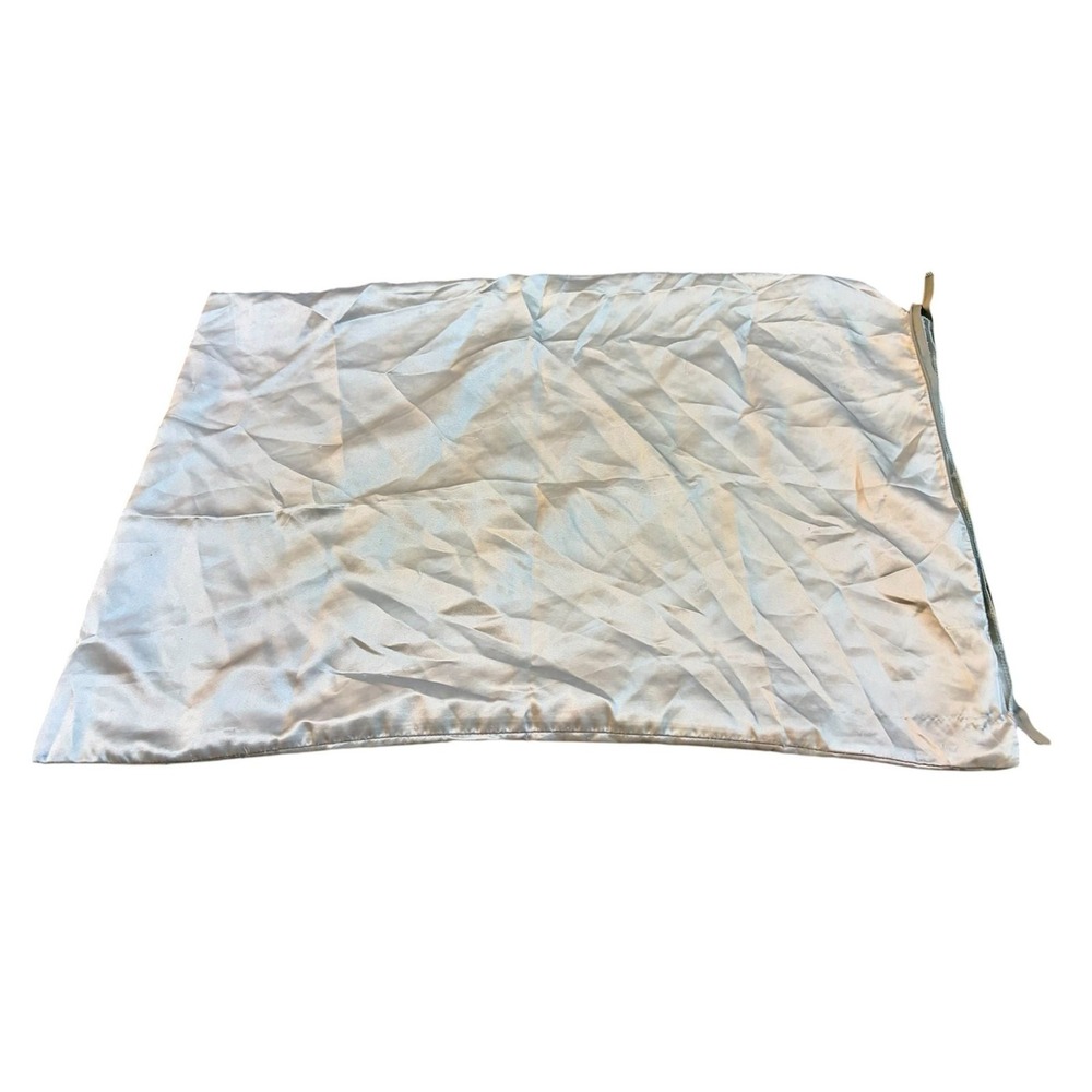 Satin Fabric Pillowcase dark gray standard